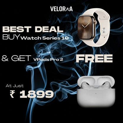 Watch Series 10 | Free Pro 2nd Generation ANC | (Type-C) 100% Hassle-Free Warranty